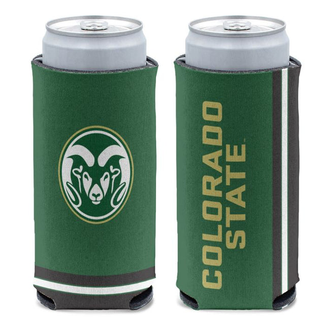 Enfriador de lata delgado de 12 oz de Colorado State Rams