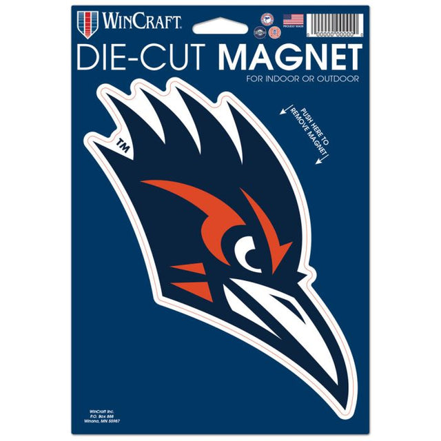 Texas San Antonio Roadrunners Die Cut Logo Magnet 6.25" x 9"