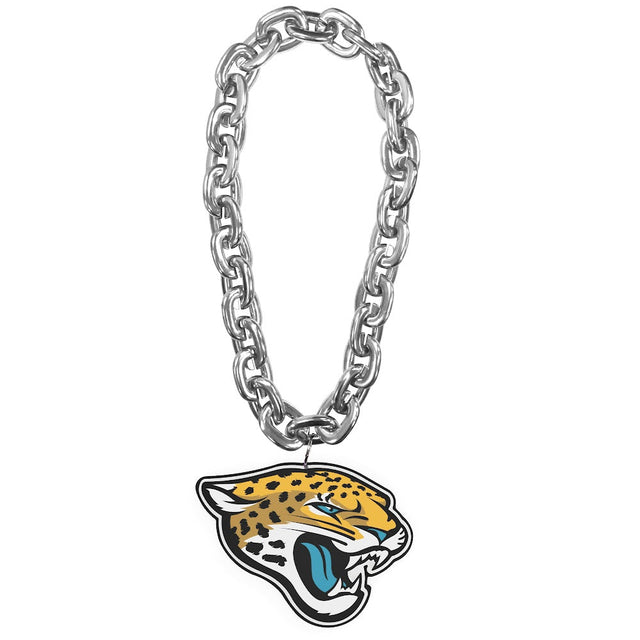 Cadena para ventiladores de los Jacksonville Jaguars (SILVER) -FF-590-30-SV