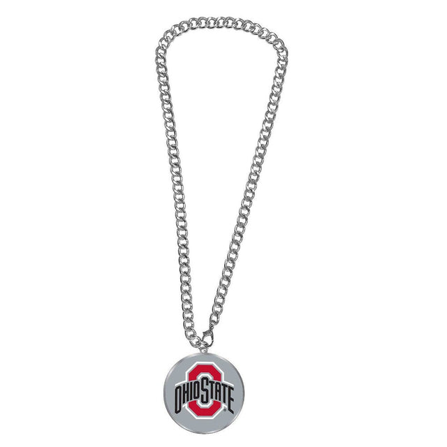 Collar con emblema del equipo de Ohio State (PLATA) Ccp-Pd-632-51