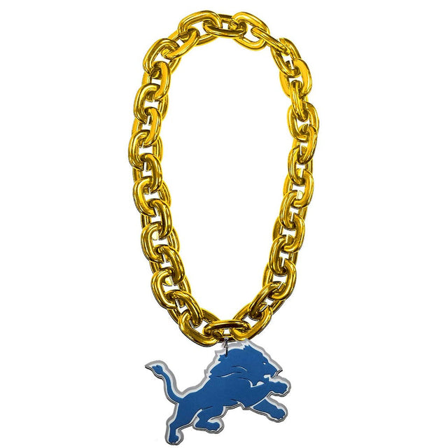 Cadena para fanáticos de los Detroit Lions (GOLD) -FF-590-18-GD