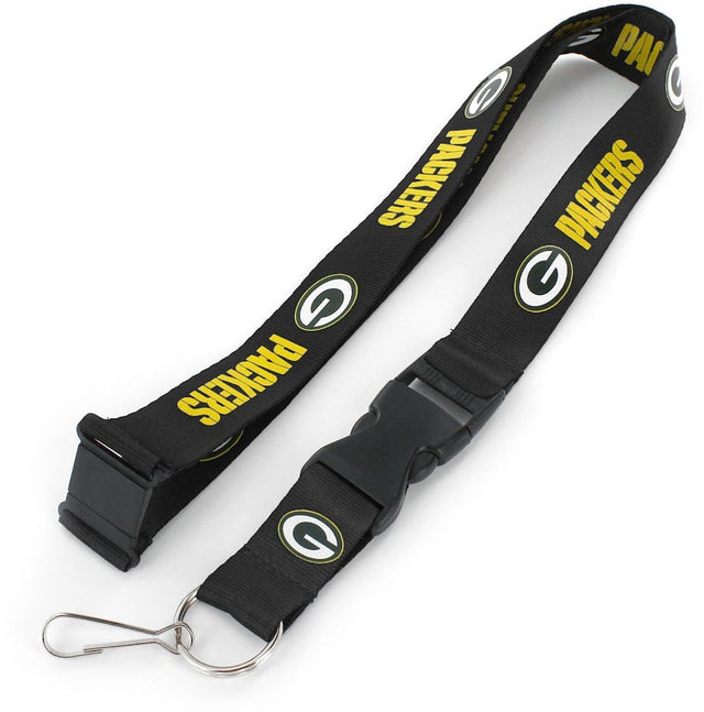 Cordón del equipo Green Bay Packers (NEGRO) -LN-095-19-BK