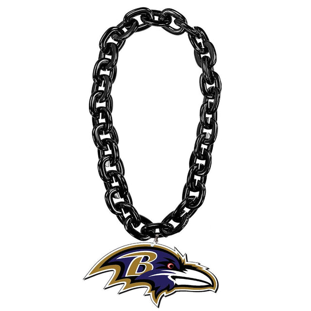 Cadena para ventilador con la cabeza de los Baltimore Ravens (NEGRA) -FF-590-31-HD-BK