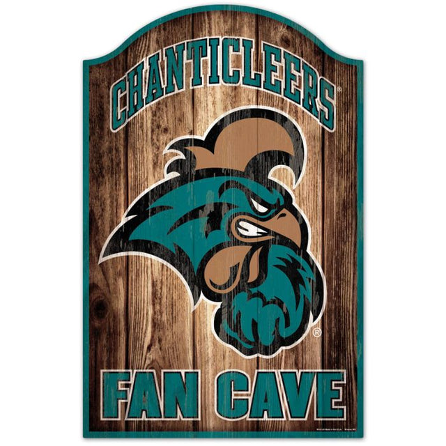 Coastal Carolina Chanticleers Wood Sign 11" x 17" 1/4" thick