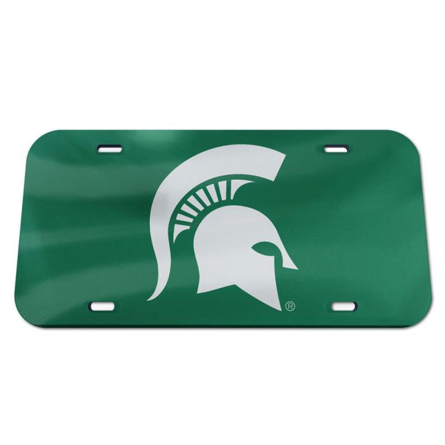 Michigan State Spartans logo Specialty Acrylic License Plate