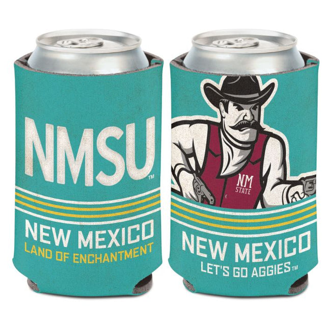 Enfriador de lata con placa de matrícula de New Mexico State Aggies, 12 oz.