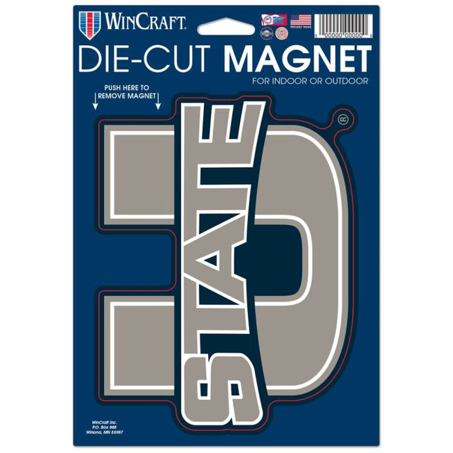 Imán troquelado con el logotipo de los Utah State Aggies, 6,25" x 9"