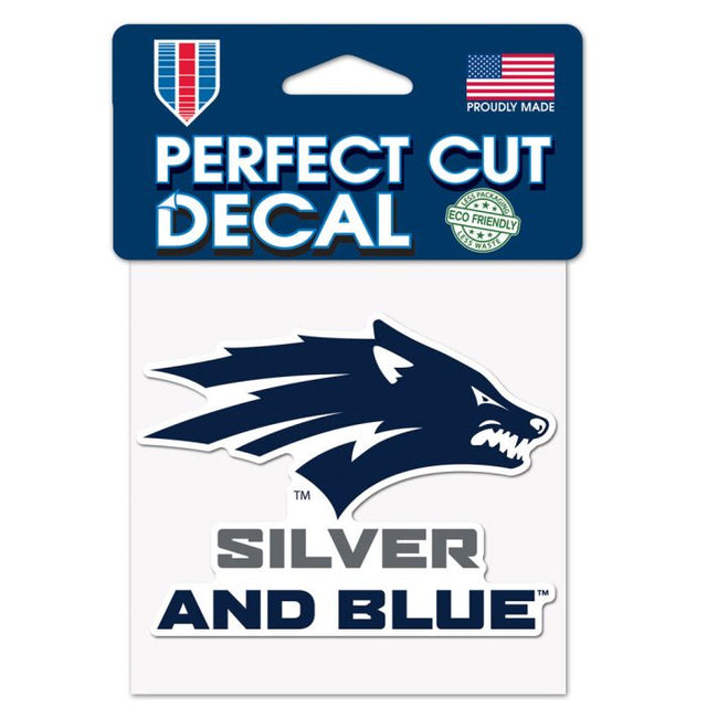 Nevada Wolf Pack SLOGAN Perfect Cut Color Decal 4" x 4"