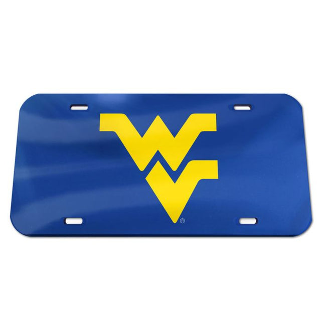 West Virginia Mountaineers Specialty Acrylic License Plate