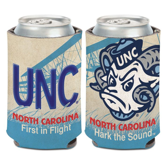 Enfriador de latas con placa de matrícula de los Tar Heels de Carolina del Norte, 12 oz.