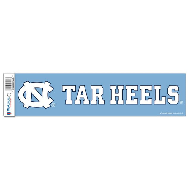 North Carolina Tar Heels Bumper Strip 3" x 12"