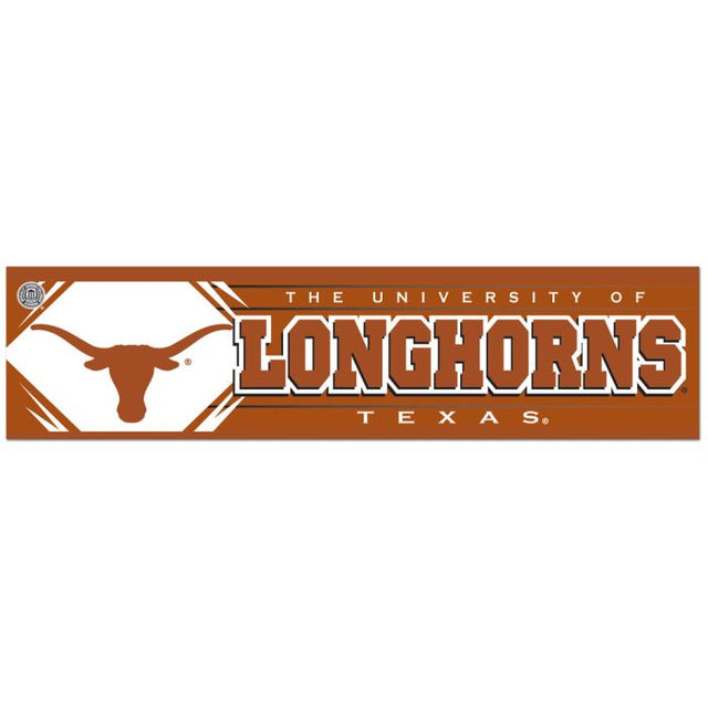 Texas Longhorns Bumper Strip 3" x 12"