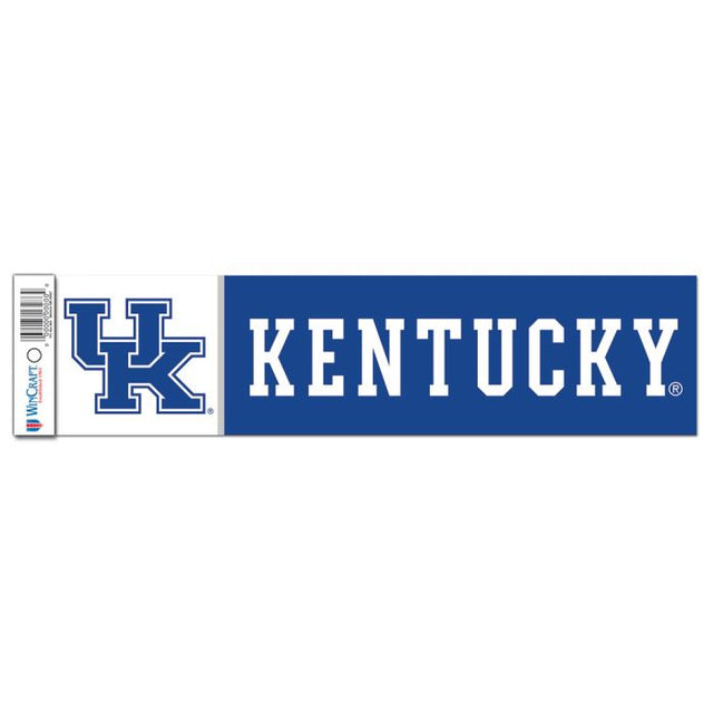 Kentucky Wildcats Bumper Strip 3" x 12"