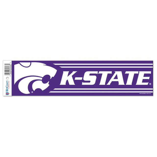 Kansas State Wildcats Bumper Strip 3" x 12"