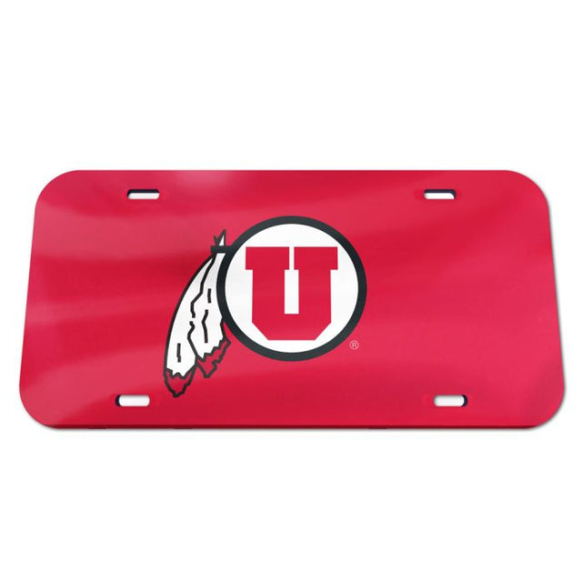 Utah Utes Specialty Acrylic License Plate