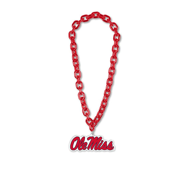 Collar de cadena grande con abanico de los Mississippi Rebels