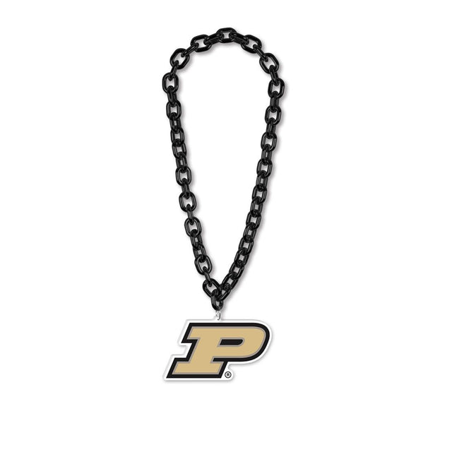 Collar con cadena de abanico grande de Purdue Boilermakers