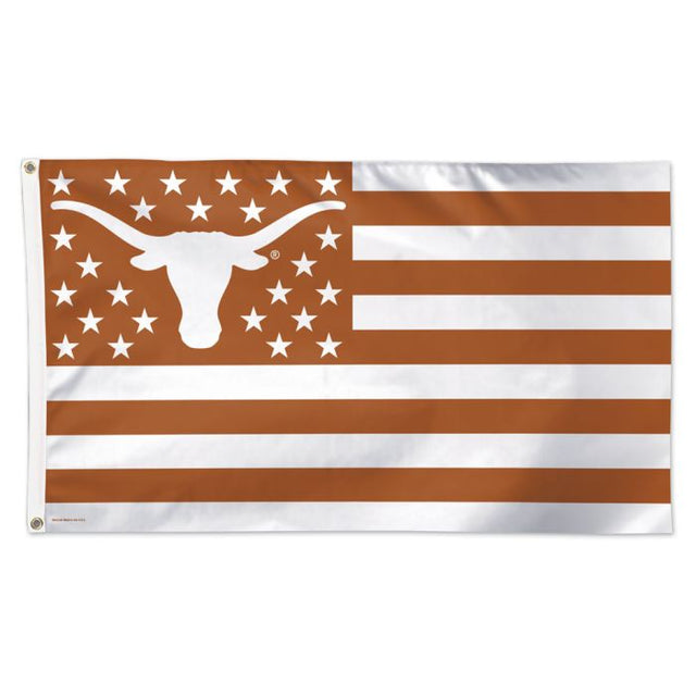 Texas Longhorns / Stars and Stripes Flag - Deluxe 3' X 5'