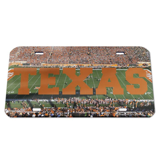 Texas Longhorns Specialty Acrylic License Plate