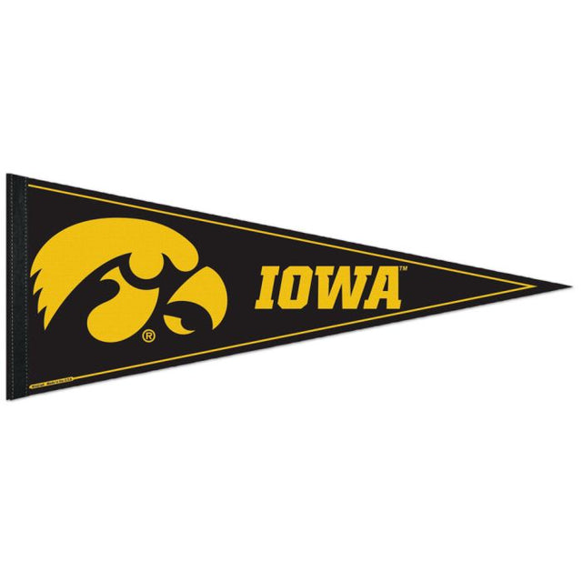 Banderín clásico de Iowa Hawkeyes, en cartulina de 12" x 30"