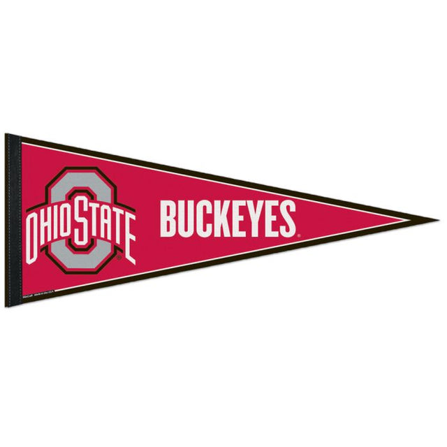 Banderín clásico de los Ohio State Buckeyes, en cartulina de 12" x 30"