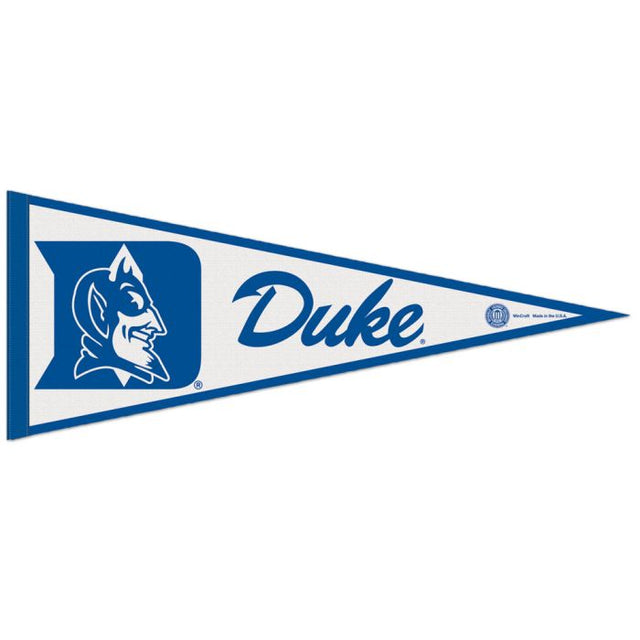 Banderín clásico de los Duke Blue Devils, en cartulina de 12" x 30"