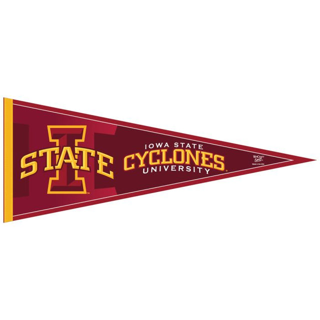 Banderín clásico de los Iowa State Cyclones, a granel, 12" x 30"