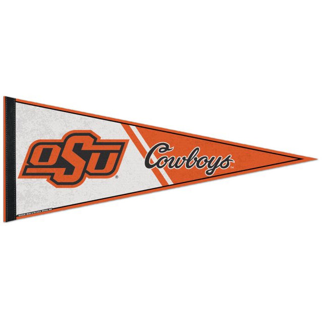 Banderín clásico de los Oklahoma State Cowboys, en cartulina de 12" x 30"