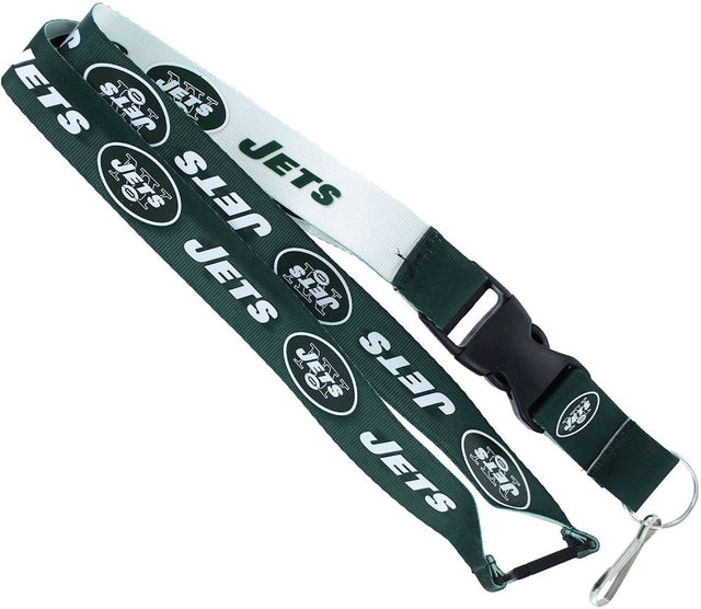 New York Jets (GREEN/WHITE) Reversible Lanyard -LN-162-11