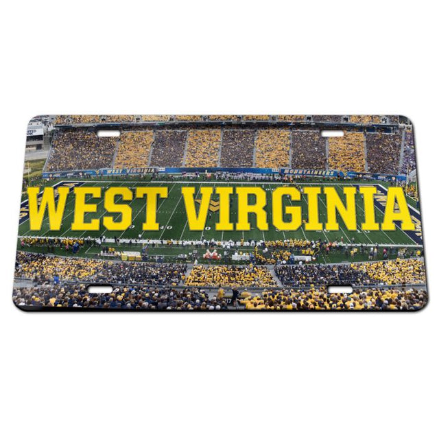 West Virginia Mountaineers Specialty Acrylic License Plate