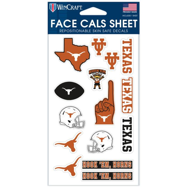 Texas Longhorns Face Cals 4" x 7"