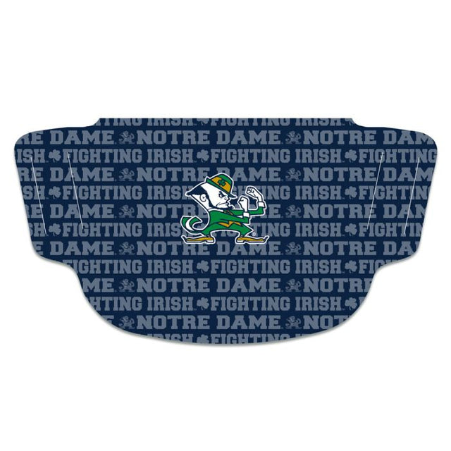 Mascarillas para fanáticos de Notre Dame Fighting Irish HORIZONTAL REPEAT 2