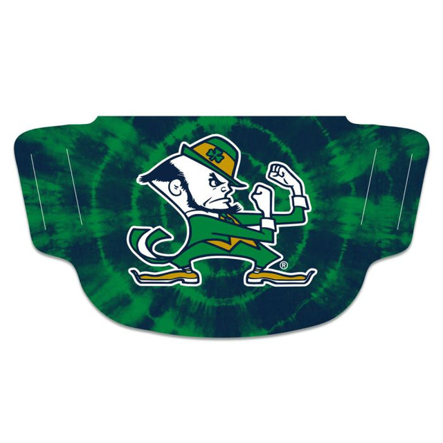 Mascarillas faciales con efecto tie dye de Notre Dame Fighting Irish para 10 aficionados