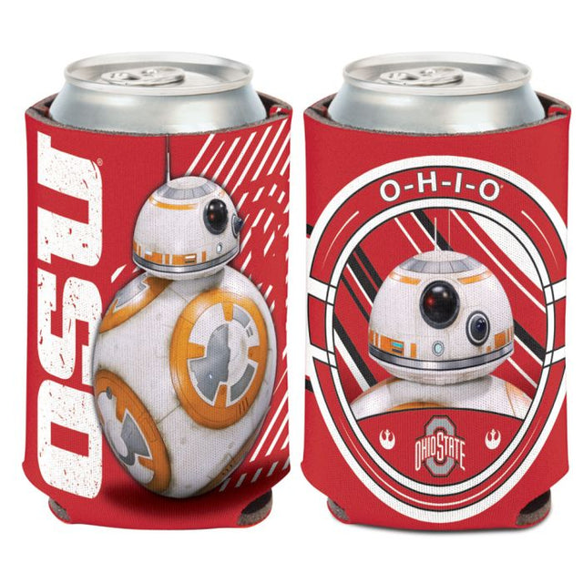 Enfriador de lata Ohio State Buckeyes / Star Wars BB8 de 12 oz.