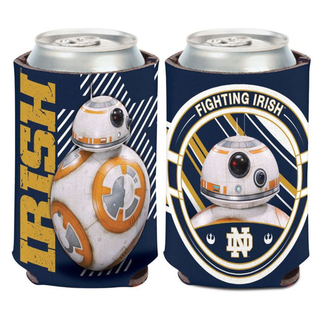 Enfriador de latas Notre Dame Fighting Irish / Star Wars BB8 de 12 oz.