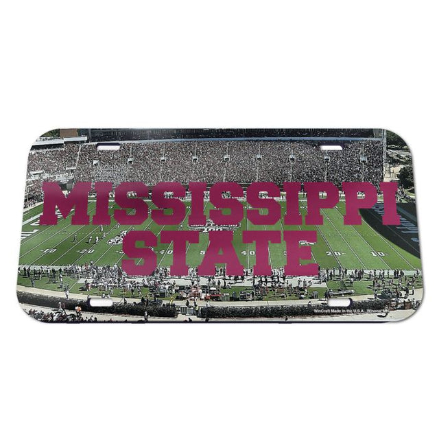 Matrícula especial de acrílico de Mississippi State Bulldogs