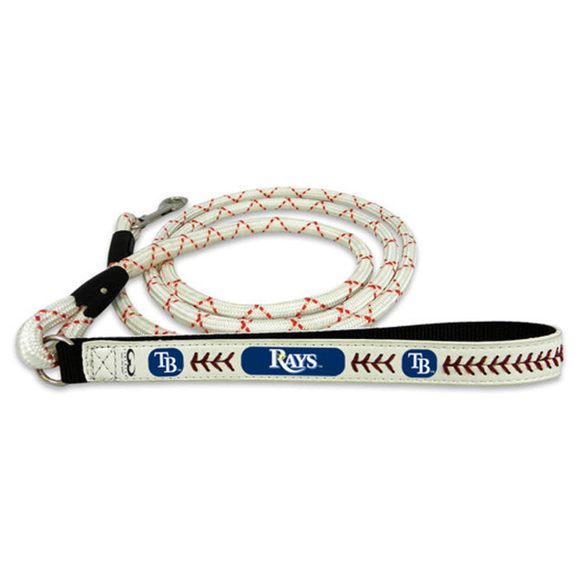 Tampa Bay Rays Pet Leash Frozen Rope Baseball Leather Size Large CO