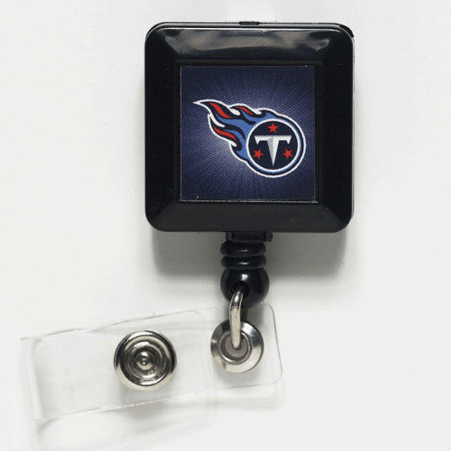 Porta credencial retráctil cuadrado de Tennessee Titans