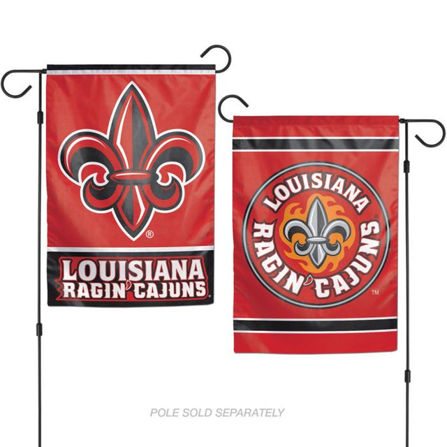 Louisiana - Lafayette Ragin Cajuns Garden Flags 2 sided 12.5" x 18"