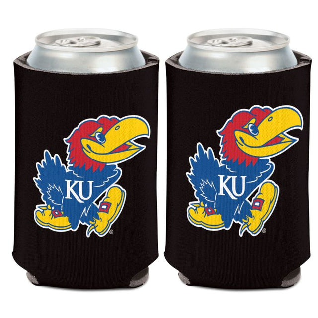 Enfriador de lata de 12 oz de Kansas Jayhawks.