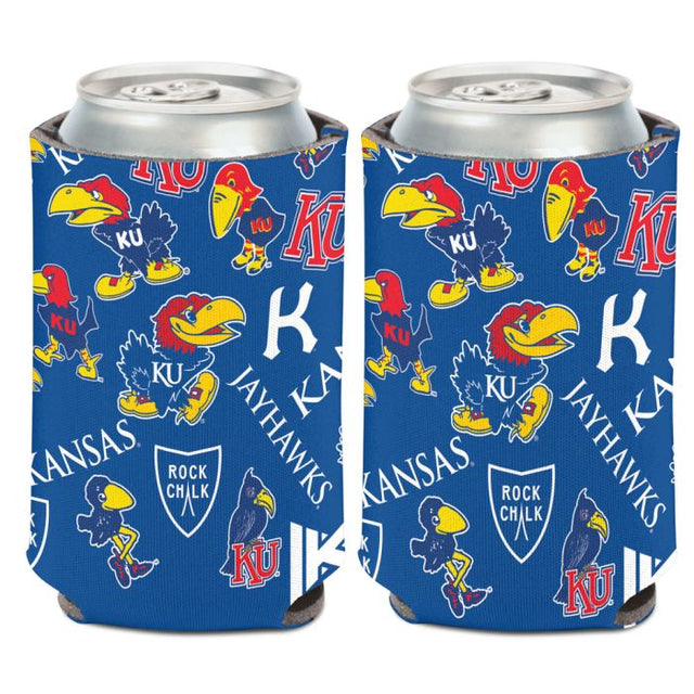 Enfriador de latas Kansas Jayhawks/College Vault de 12 oz.