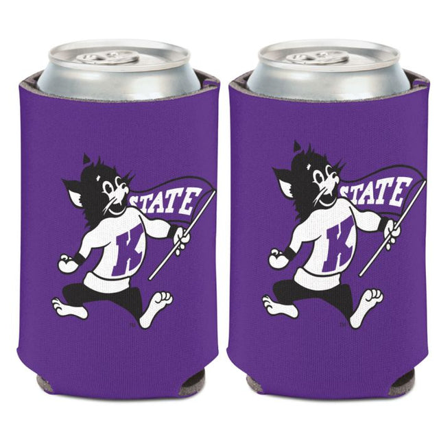 Enfriador de lata con mascota de Kansas State Wildcats, 12 oz.