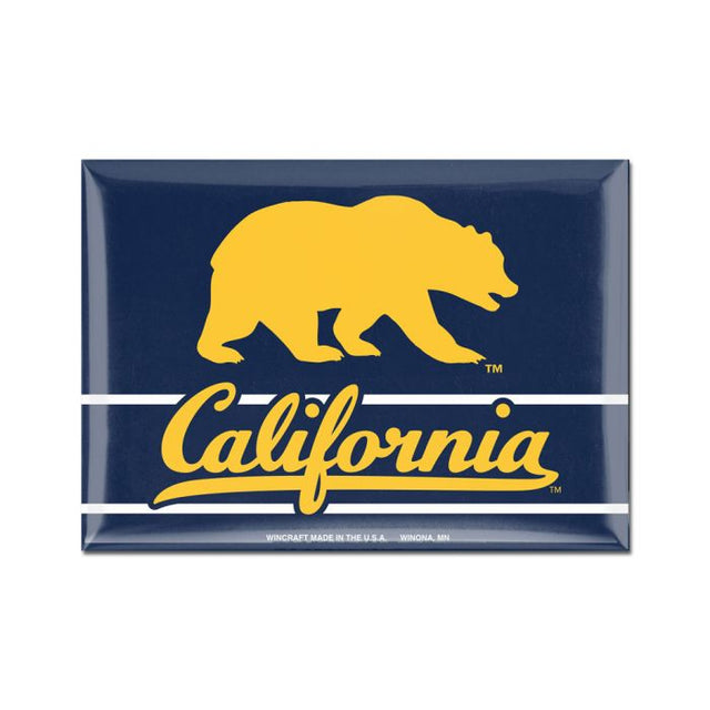 Imán de metal de los Golden Bears de California, 2,5" x 3,5"