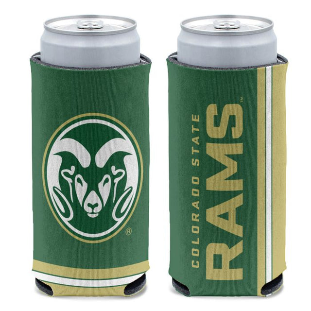 Enfriador de lata delgado de 12 oz de Colorado State Rams