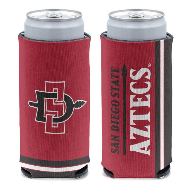 Enfriador de latas delgado de 12 oz de San Diego State Aztecs PRIMARY