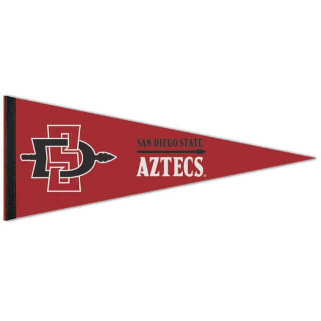 Banderín premium de los San Diego State Aztecs de 12" x 30"