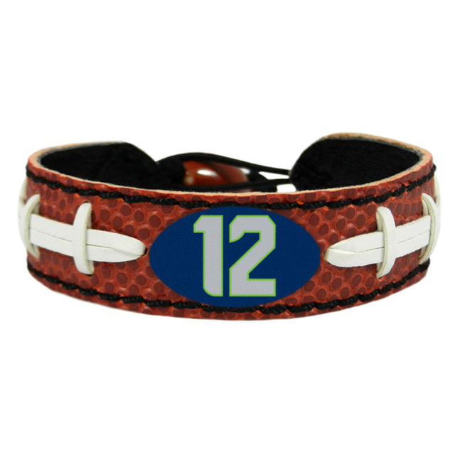 Pulsera de los Seattle Seahawks, diseño clásico de fútbol americano, 12.º hombre, CO