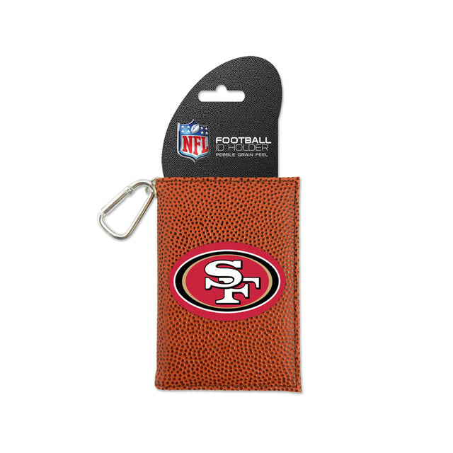 Porta credencial de fútbol clásico de los San Francisco 49ers