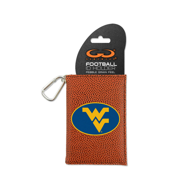 Portatarjetas de identificación de fútbol clásico de los West Virginia Mountaineers