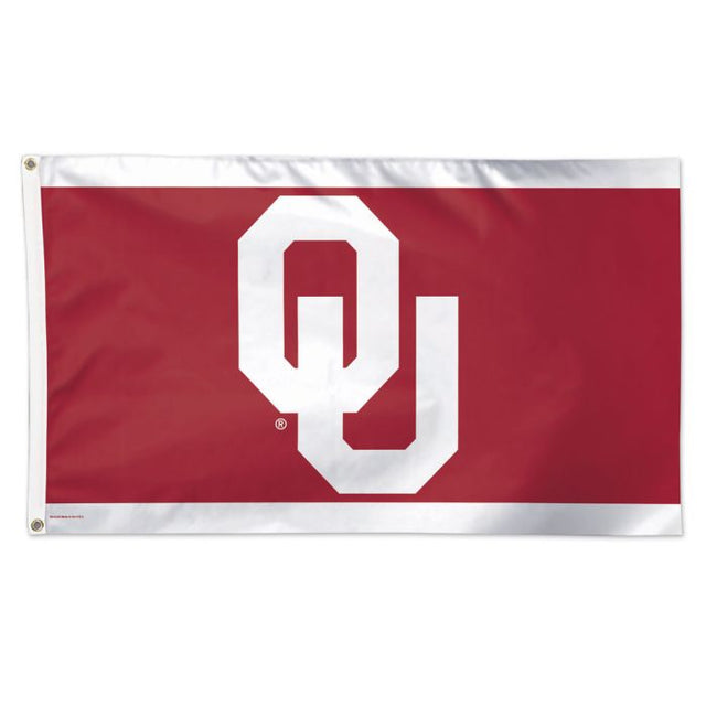 Bandera de los Oklahoma Sooners con estrellas y rayas - Deluxe 3' X 5'